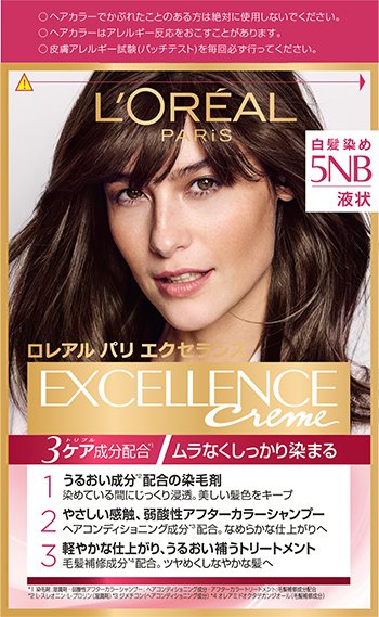 エクセランス R 液状タイプ 5NB 自然な栗色 | 白髪染め | ロレアル パリ L'ORÉAL PARIS